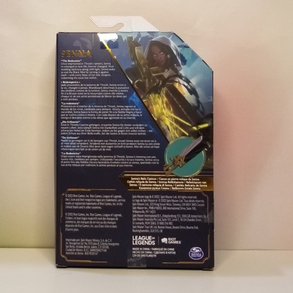 League of Legends Official Senna Premium Collectible Action Figure with Base NWT - Picture 2 of 6